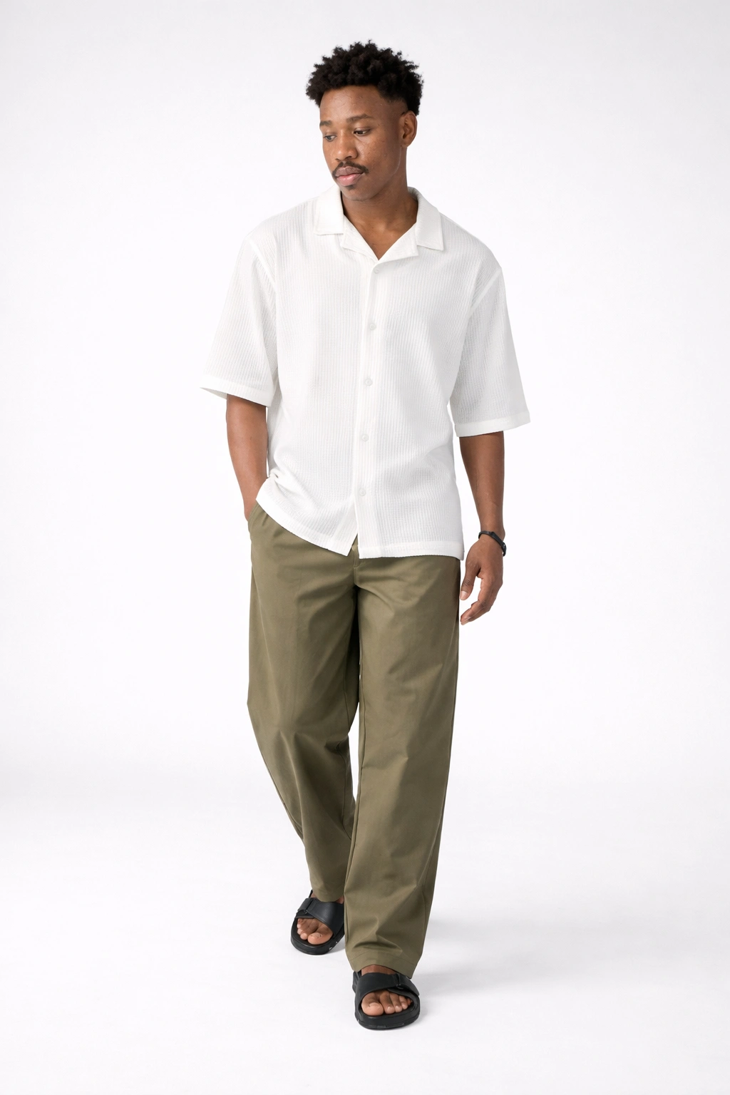 TEXTURED KNIT SHIRT